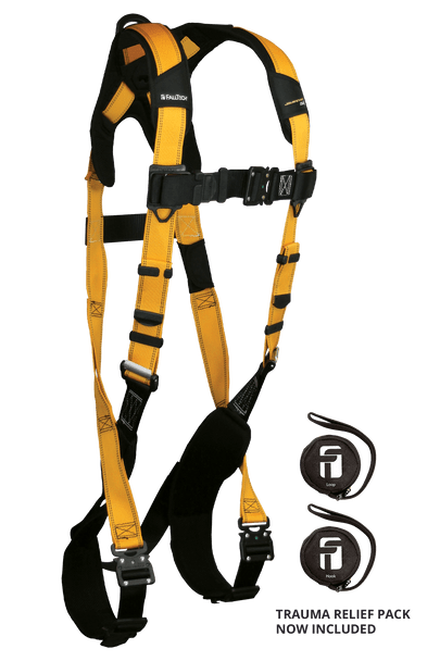 FallTech Journeyman Flex Aluminum 1D Standard Non-belted Harness - Extra-Large - 7021BQCXL