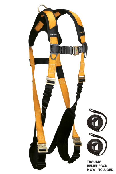 FallTech Journeyman Flex Steel 1D Standard Non-belted Harness - 2X/3X - 7021QC2X3X