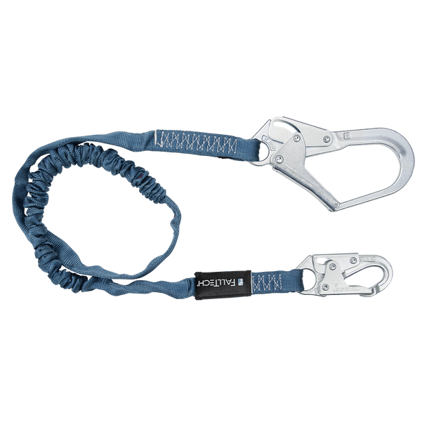 FallTech 6' Internal Energy Absorbing Lanyard Single-leg with Steel Connectors - 82593