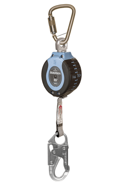 FallTech 6' DuraTech Personal SRL with Steel Snap Hook Includes Steel Dorsal Connecting Carabiner - 82706SB1