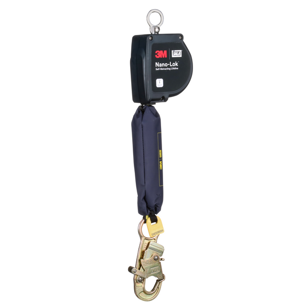 3M DBI-SALA Nano-Lok Extended Length Self-Retracting Lifeline with Anchor Ring - Web - 11 ft - 3100595