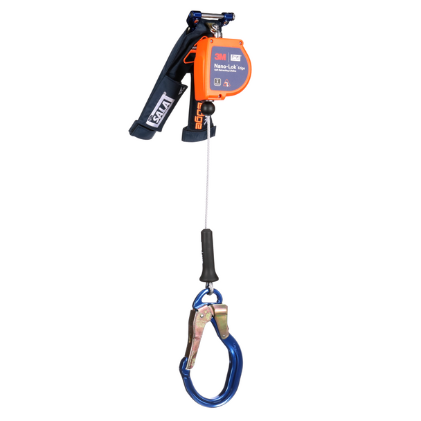 3M DBI-SALA Nano-Lok edge Personal Self-Retracting Lifeline - Galvanized Cable - 8 ft - 3500291