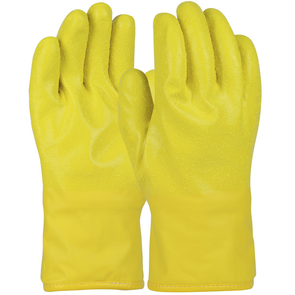 QRP PolyTuff Cold H&ling Polyurethane Glove w/Thermal Cotton Lining - 11" - Yellow - 1/PR