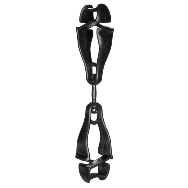 Ergodyne Squids 3420 Swiveling Glove Clip Holder with Dual Clips - Single