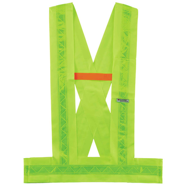 Ergodyne GloWear 8140BA Breakaway Hi-Vis Safety Sash - Type O, Class 1 - Lime