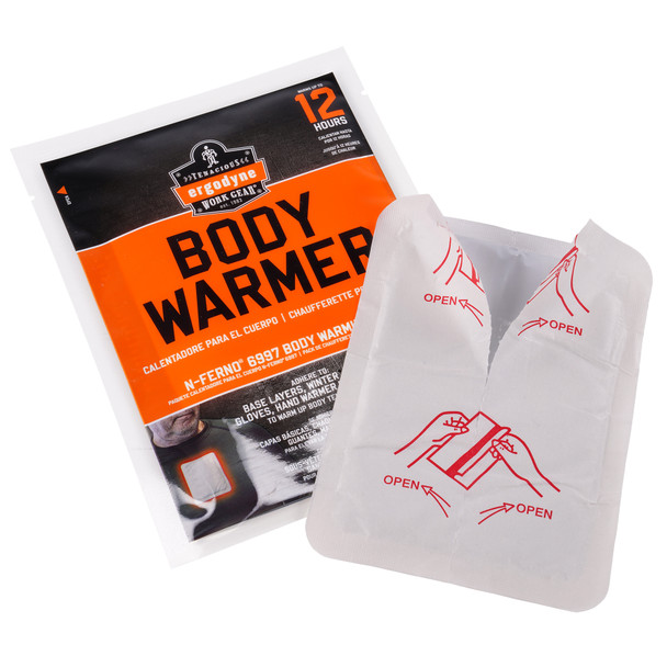 Ergodyne N-Ferno 6997 Adhesive Body Warmers - Air Activated Heat Pad