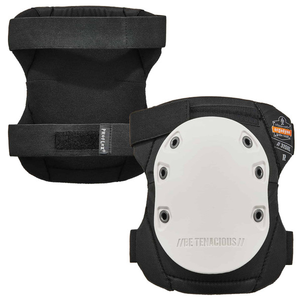 Ergodyne ProFlex 315HL Abrasion-Resistant Knee Pads - Long Hard Cap, Hook & Loop