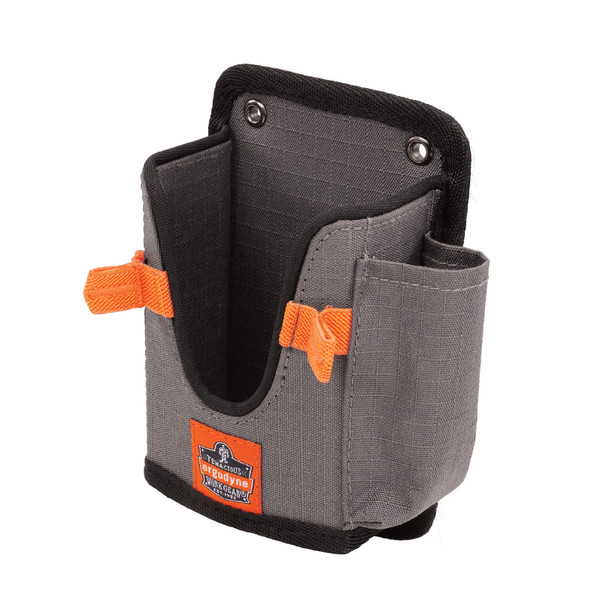 Ergodyne Squids 5543 Barcode Scanner Holder Mount for Gun Grip Mobile Computers - Fastener Straps - Gray - S