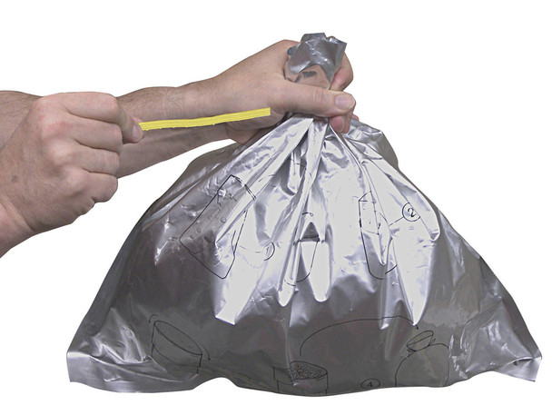 Justrite Disposable Bucket Liner For Smoker'S Cease-Fire Cigarette Butt Receptacle - 25 Packs Of 10 Each - 26830