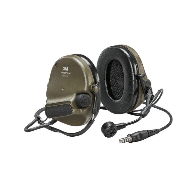3M PELTOR ComTac VI NIB Headset - Single DL - Green - Backband - Restricted - MT20H682BB-47N GN