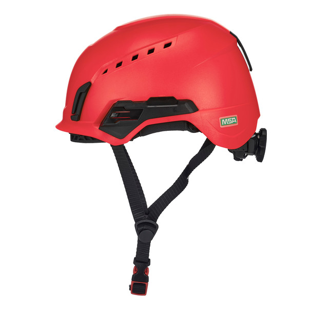 MSA V-Gard H2 Type II Class C Safety Helmet - Vented - Red - 10242808