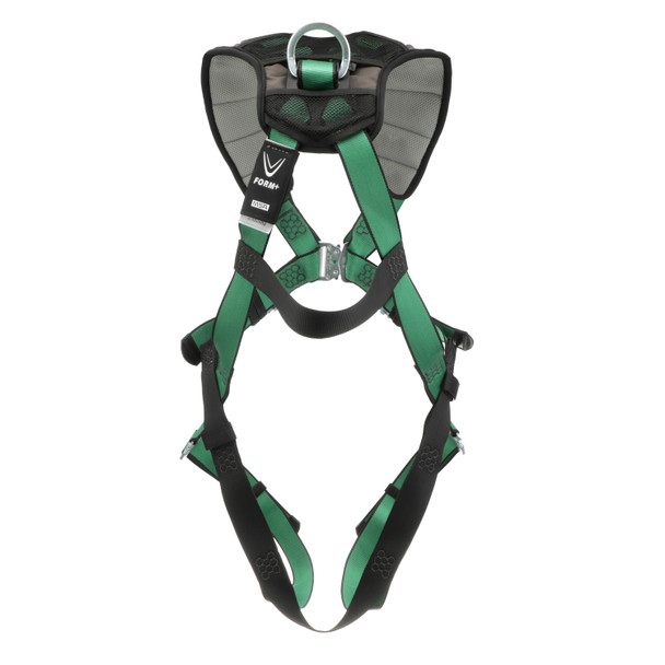 MSA V-FORM+ Harness w/Back D-Ring - Quick Connect Leg Straps - Extra Small - 10206100