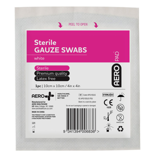 AERO AEROPAD Gauze Pad 4 in x 4in 50/pack - APG1050BSUS
