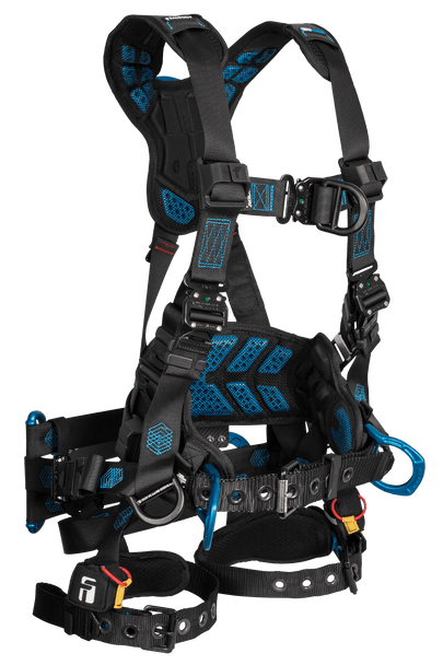 FallTech Carbon FT-One Tower Climber Harness - Tongue Buckle Leg Adjustments - 2X - 80482X