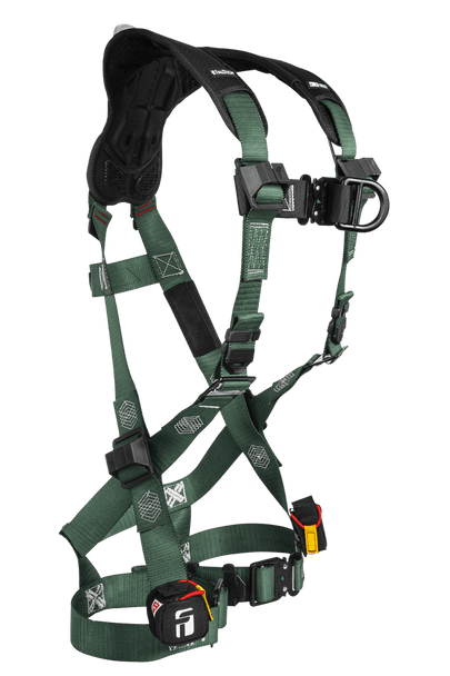 FallTech FT-1910 2D Climbing Non-Belted Harness - Quick-Connect Leg Adjustment - 1910FDQCLX - Large/XL