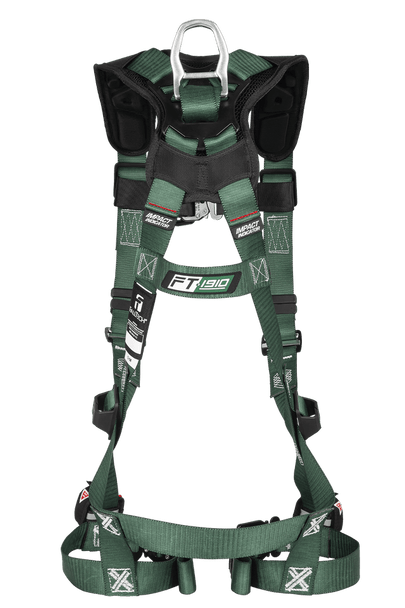 FallTech FT-1910 2D Climbing Non-Belted Harness - Quick-Connect Leg Adjustment - 1910FDQC2X3X - 2X/3X