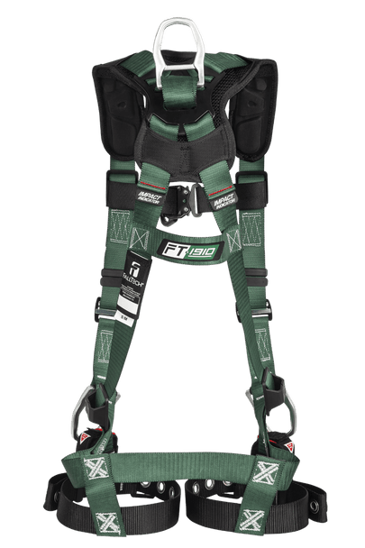 FallTech FT-1910 4D Climbing Non-Belted Harness - Tongue Buckle Leg Adjustment - 19104DSM - Small/Med