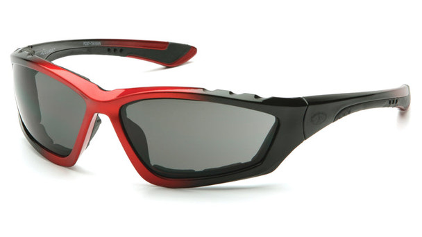 Pyramex - Accurist - Black/Red Padded Frame/Gray Anti-Fog Lens - 12/Pair