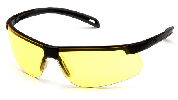 Pyramex - Ever-Lite - Black Frame/Amber Lens - 12/Pair