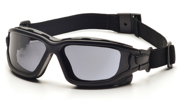Pyramex - I-Force - Black Strap-Temples/Gray Anti-Fog Lens - 12/Pair