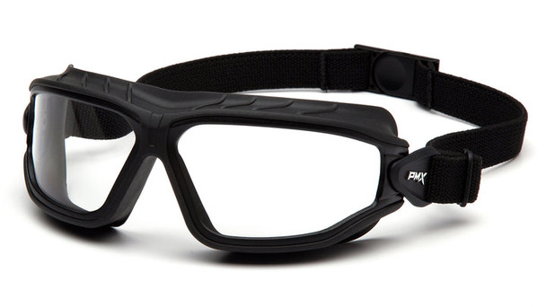 Pyramex - Torser - Black strap/clear H2MAX anti-fog lens - 12/Pair
