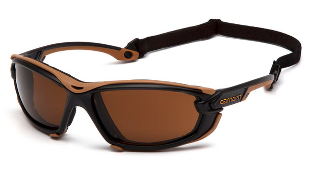 Carhartt - Toccoa - Black and tan frame with sandstone bronze anti-fog lens - 12/Pair