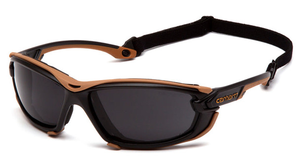 Carhartt - Toccoa - Black and tan frame with gray anti-fog lens - 12/Pair
