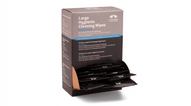 Pyramex - Lens Cleaner - Box with 100 Alcohol Free Hygenic Wipes - 1/Each