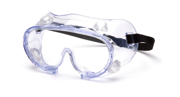 Pyramex - GOGGLES-Chem Splash Thick Skirt Clear Anti-Fog - 12/Pair
