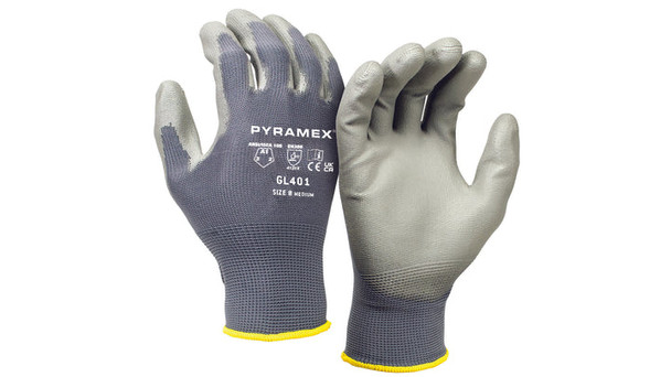 Pyramex - Gl401 Series Glove Polyurethane - 13 Gauge Nylon Liner