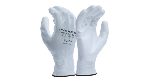 Pyramex - 18G Non- Cut Polyurethane Glove White