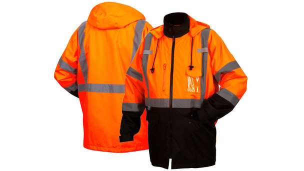 Pyramex - Class 3 Hi-Viz Orange Parka