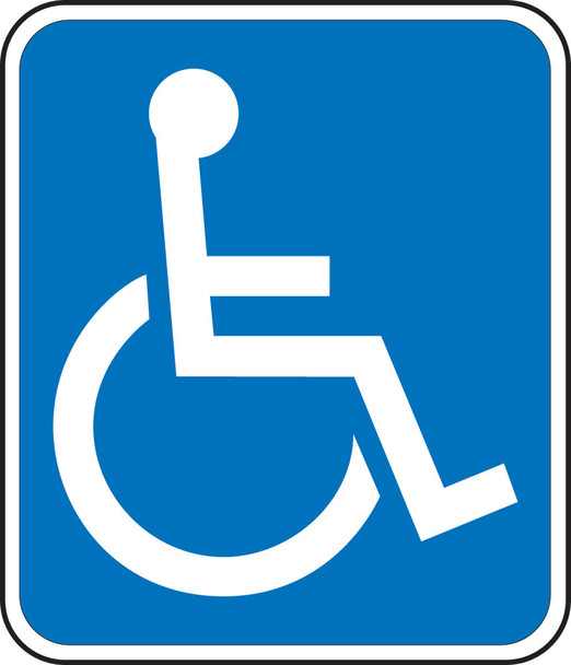 STATE SPECIFIC ADA ACCESS 14" x 12" Engineer Grade Reflective Aluminum (.080) / - FRA194RA