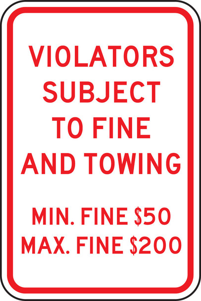 STATE SPECIFIC ADA ACCESS 18" x 12" Engineer Grade Reflective Aluminum (.080) / - FRA210RA