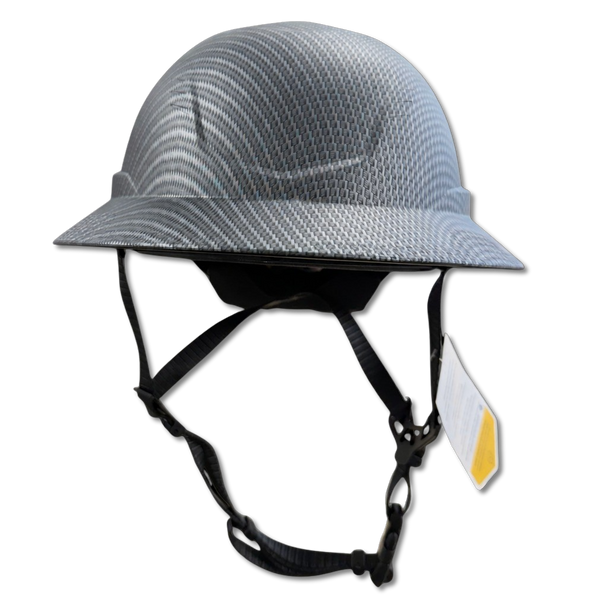 MSA V-Gard H2 Full Brim - Type II Class E Safety Helmet - Non-Vented - Carbon - 10250604