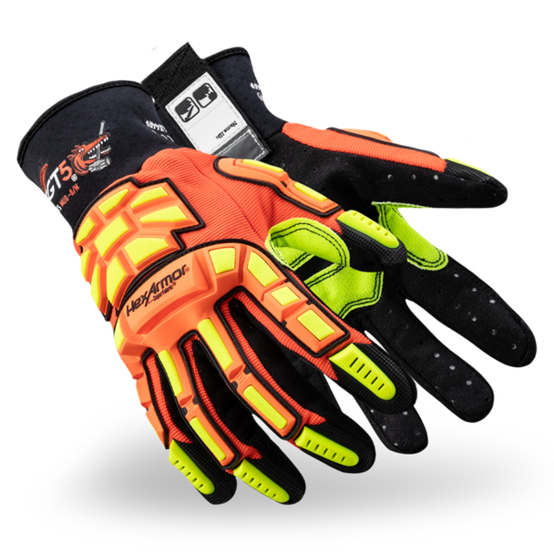 HexArmor GGT5 Mud Grip 4021X Cut Level A8 Gloves