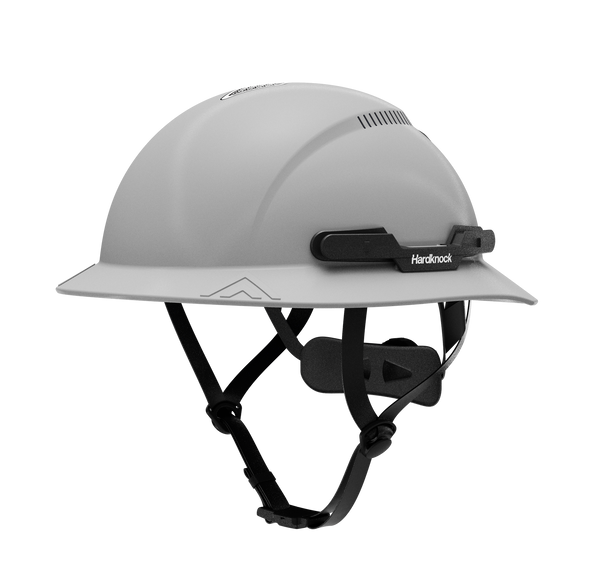 Hardknock Resolve - Full Brim - Class C - Type 2 Safety Helmet - Vented - Gray - 100-0-050