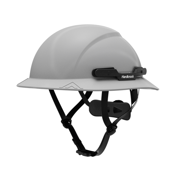 Hardknock Resolve - Full Brim - Class G,C,E - Type 2 Safety Helmet - Non-Vented - Gray - 105-0-050