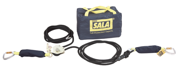 3M DBI-SALA Temporary 40 ft. Horizontal Lifeline System For Vacuum Anchor System - Kernmantle Rope - 2200400