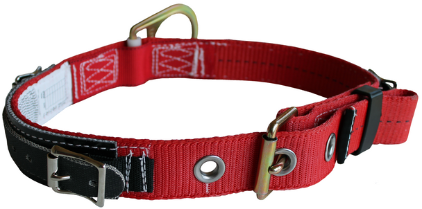 3M Protecta Mining Tongue Buckle Restraint Belt with Miner Straps - Red - 2X - 1090034