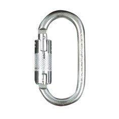3M Self-Closing/Triple Locking Carabiner - Zinc Plated Steel - 19 mm Gate - 2000192