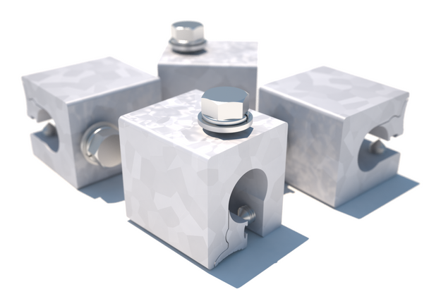 3M DBI-SALA Z Maxi Clamp Fastener Kit For Roof Top Anchor - Fits Bulb Standing Seam - 4 ea/Pack - 7241204