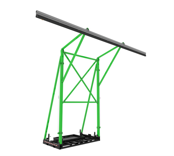 3M DBI-SALA Flexiguard Counterweight Rail Fixed Height Anchor System without Concrete - 2 User - 22 ft High - 38 ft Wide - 8560024