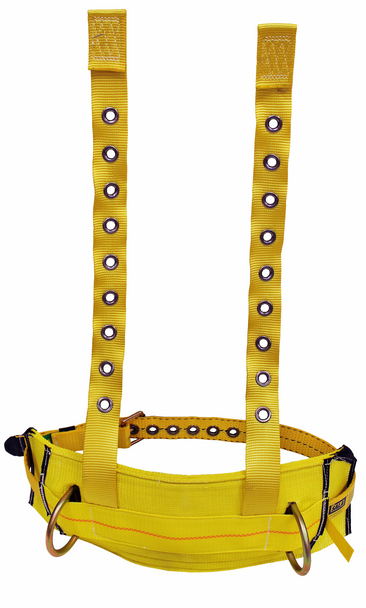 3M DBI-SALA Derrick Tongue Buckle Positioning Belt with Tongue Buckle Harness Connector - Yellow - Small - 1003230