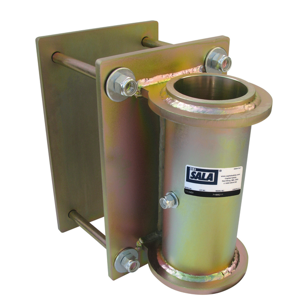 3M DBI-SALA Temporary Fasten-In-Place Horizontal Lifeline Clamp-On Vertical Base For Concrete/Steel - 8530373
