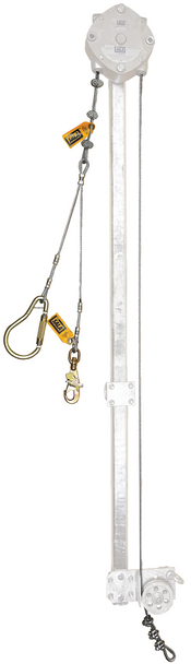 3M DBI-SALA SSB Cable Climb Assist System Lifeline Assembly - 1/4 in Galvanized Steel 7 x 19 - 150 ft - 3512150