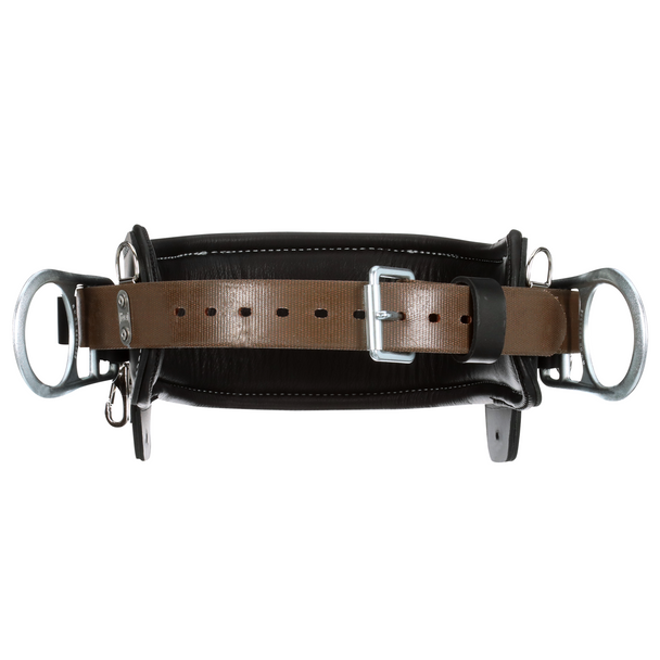 3M DBI-SALA 2D Lineman Tongue Buckle Positioning Belt - Leather - Black - D25 - 1003247