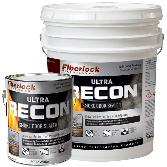 Fiberlock RECON - Ultra Smoke Odor Sealer - White - 5G -3092-5