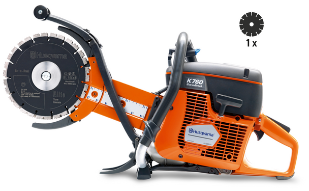 Husqvarna Power Cutter K 760 Cnb 230 mm - EL35 - Wet - 967195701