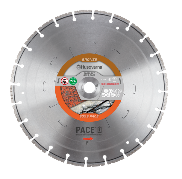 Husqvarna Tacti-Cut S35S Pace 350 10 25.4 - Wet/Dry - 529663903